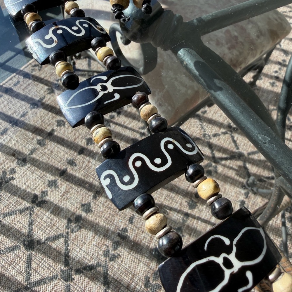 Boho Beaded Belt OS - Picture 3 of 9